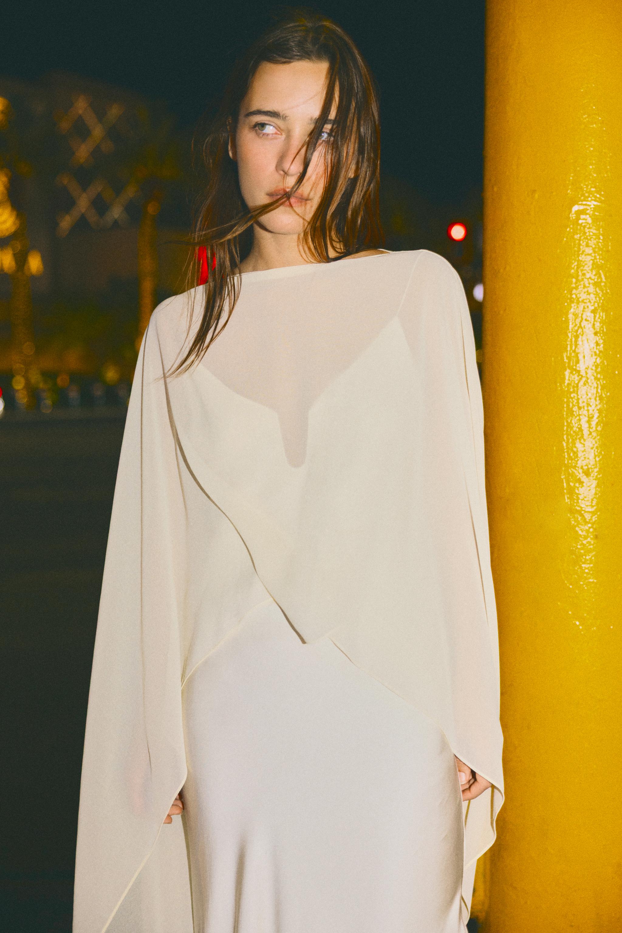 CAPE EN GEORGETTE